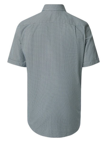 REDMOND Comfort Fit Camisa Antracita Kent Print