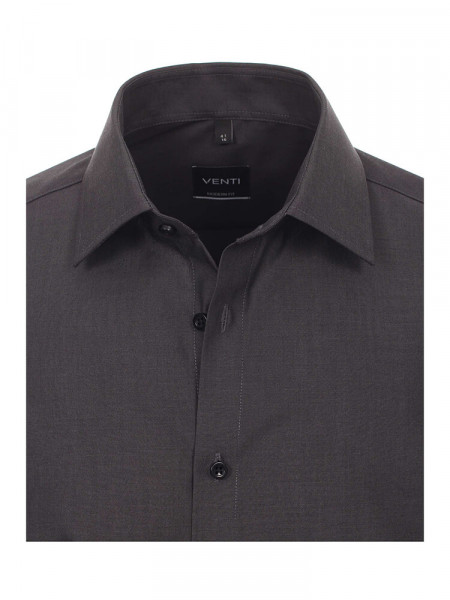 VENTI Regular Fit Camisa Antracita Kent Popeline - Vista 1