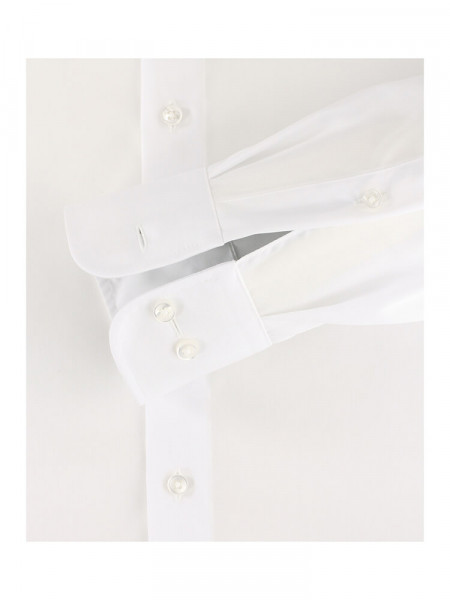 CASAMODA Comfort Fit Camisa Blanco Kent Popeline - Vista 2