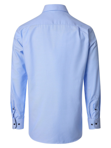 VENTI Comfort Fit Camisa Azul claro Button-Down Struktur