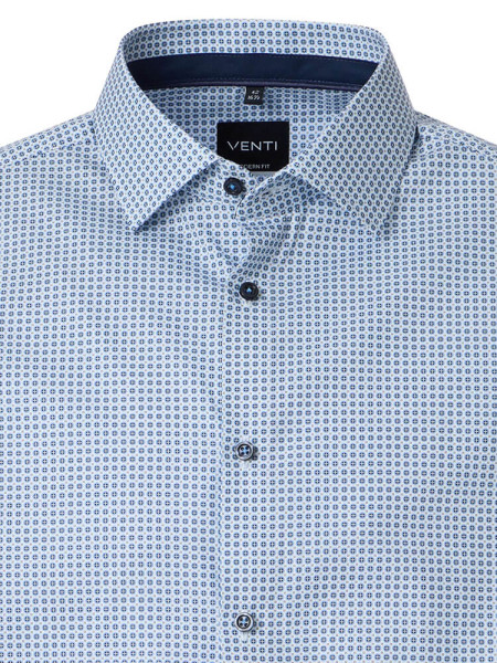 VENTI Regular Fit Camisa Azul claro Kent Popeline - Vista 1