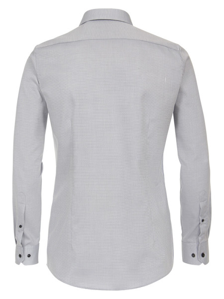 VENTI Slim Fit Camisa Gris Kent Easy Care