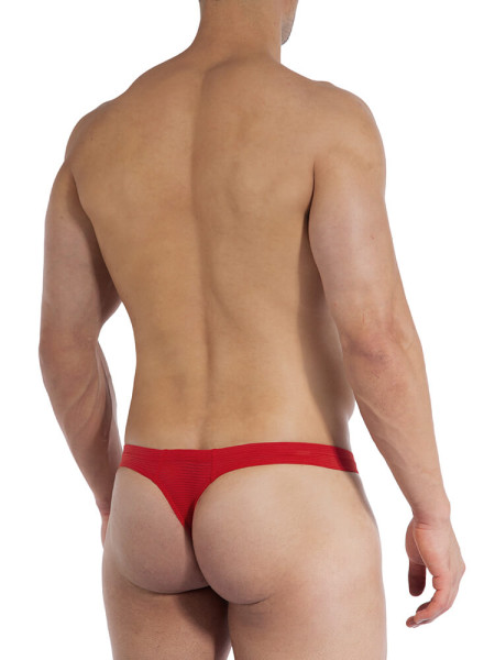 OLAF BENZ Regular Fit Rojo Microfaser