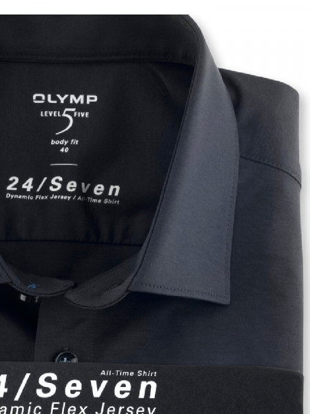OLYMP Slim Fit Camisa Marina New York Kent Jersey