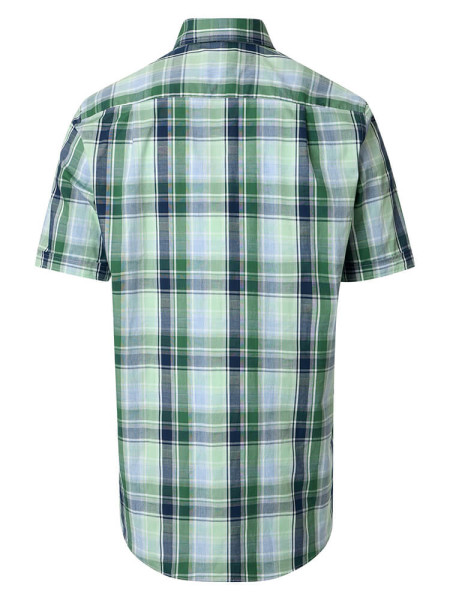 REDMOND Comfort Fit Camisa Verde Button-Down Hyperflex Dobby
