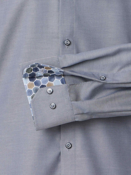 VENTI Regular Fit Camisa Antracita Kent Popeline - Vista 2