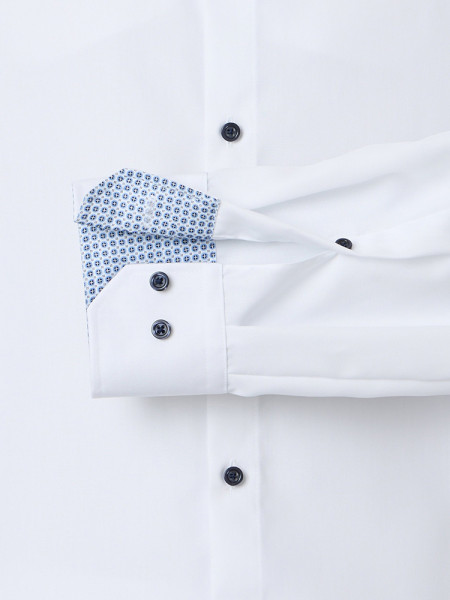 VENTI Regular Fit Camisa Blanco Kent Popeline - Vista 2