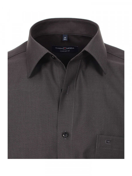 CASAMODA Comfort Fit Camisa Antracita Kent Popeline - Vista 1