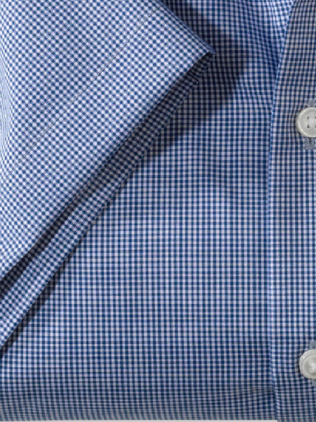 OLYMP Comfort Fit Camisa Azul oscuro New Kent Popeline - Vista 2