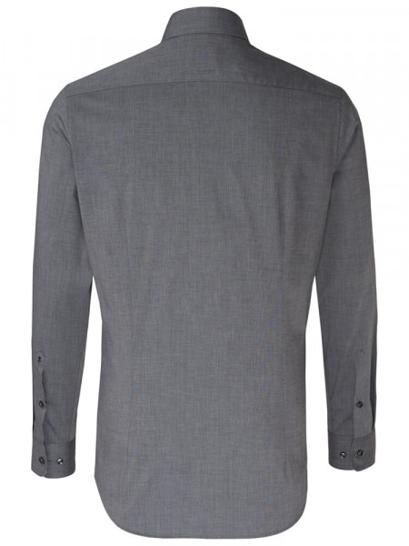 SEIDENSTICKER Tailored Fit Camisa Antracita Business Kent Fil à Fil