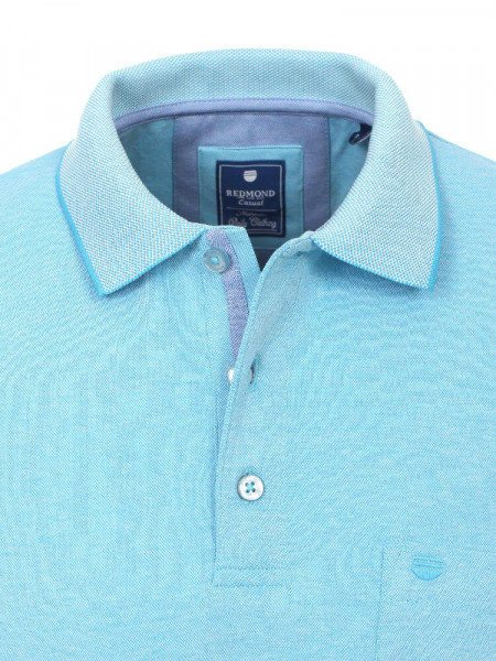 REDMOND Polo Azul claro Piqué - Vista 1