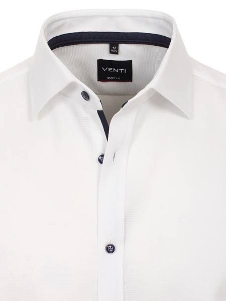 VENTI Slim Fit Camisa Blanco Kent Easy Care  - Vista 1