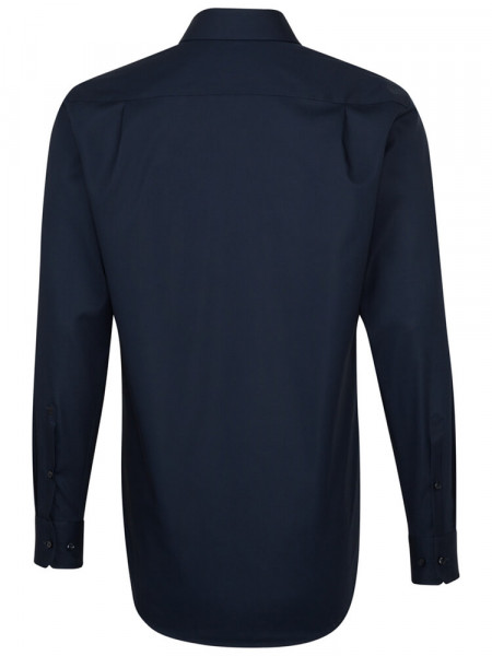 SEIDENSTICKER Regular Fit Camisa Marina Business Kent Popeline