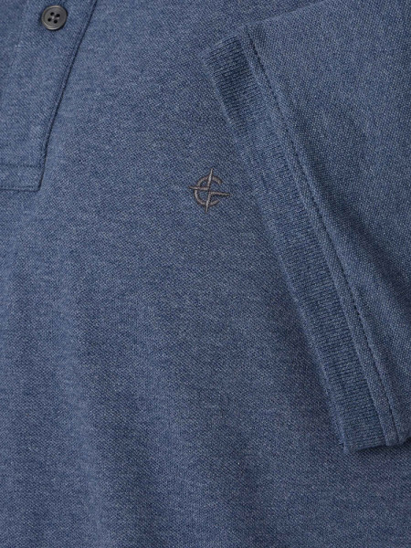 CASAMODA Polo Azul oscuro Extrafeine Qualität - Vista 2