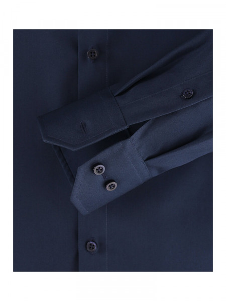 VENTI Regular Fit Camisa Marina Kent Popeline - Vista 2