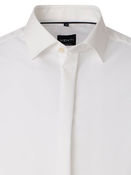 VENTI Comfort Fit Camisa Beige claro Kent Popeline - Vista 1