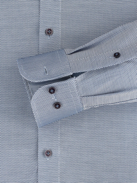 CASAMODA Regular Fit Camisa Azul medio Kent Natté - Vista 2