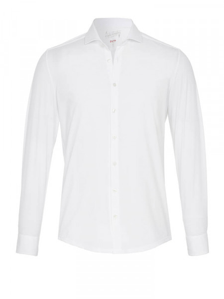 PURE Extra Slim Fit Camisa Blanco Haifisch Jersey - Vista 1