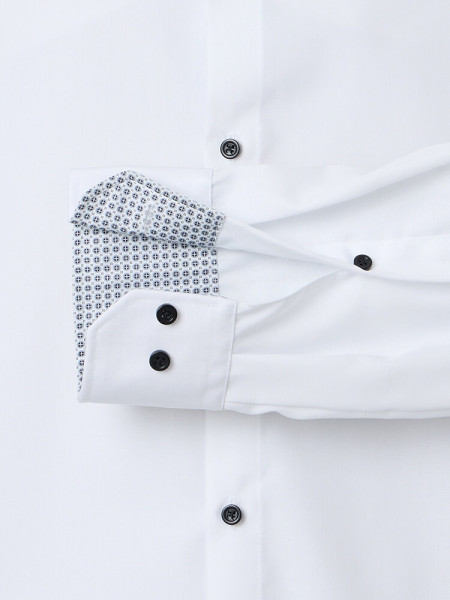 VENTI Regular Fit Camisa Blanco Kent Popeline - Vista 2