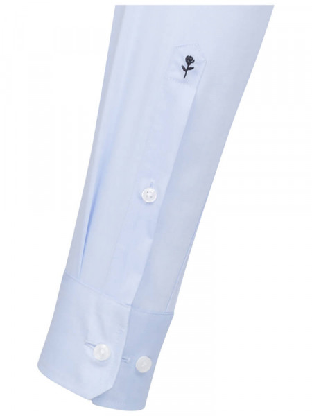 SEIDENSTICKER Regular Fit Camisa Azul claro Business Kent Chambray - Vista 1