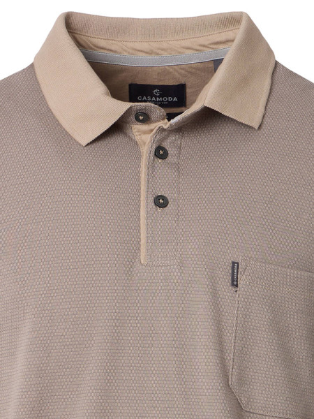 CASAMODA Polo Beige claro Piqué - Vista 1
