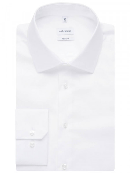 SEIDENSTICKER Regular Fit Camisa Blanco Business Kent Original - Vista 4