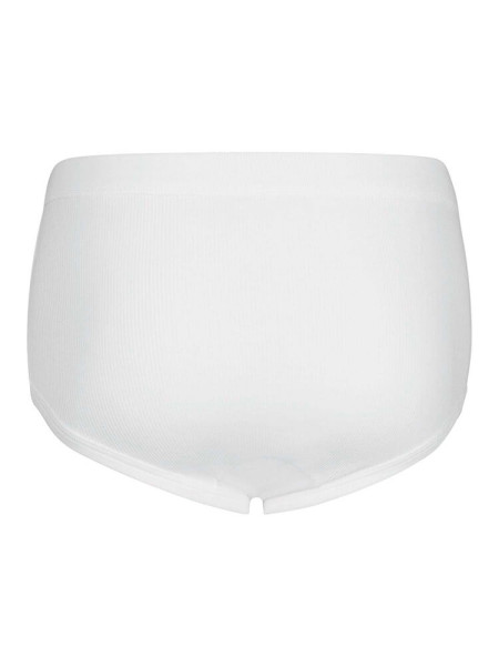 HUBER Regular Fit Blanco Doppelrippenstich