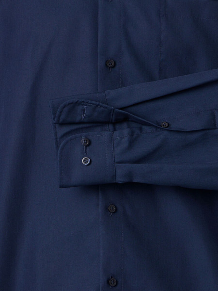 VENTI Comfort Fit Camisa Azul oscuro Kent Popeline - Vista 2