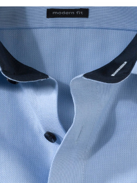OLYMP Regular Fit Camisa Azul claro Global Kent Struktur - Vista 1