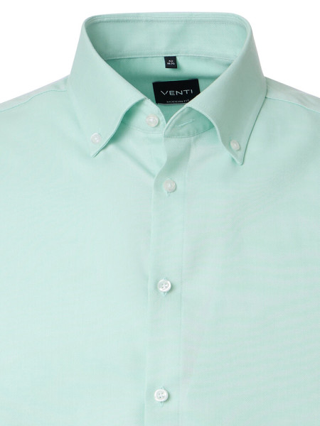 VENTI Regular Fit Camisa Verde Button-Down Fein Oxford - Vista 1