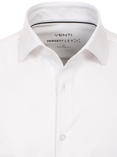 VENTI Regular Fit Camisa Blanco Kent Jersey - Vista 1