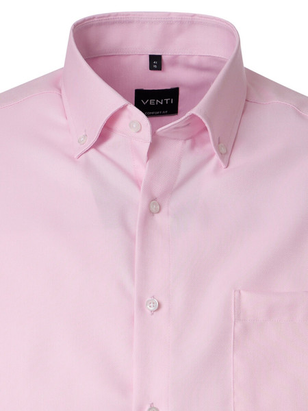 VENTI Comfort Fit Camisa Rosé Button-Down Fein Oxford - Vista 1