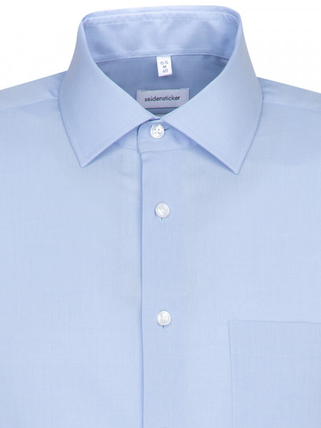 SEIDENSTICKER Regular Fit Camisa Azul claro Business Kent Fil à Fil - Vista 2