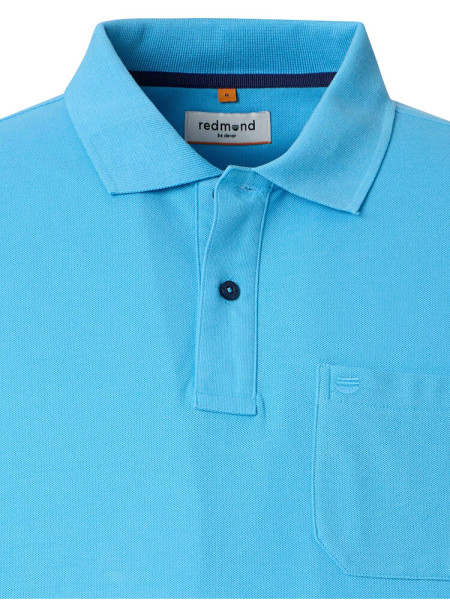 REDMOND Polo Azul medio Piqué - Vista 1