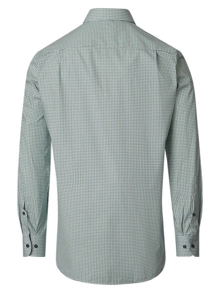 VENTI Comfort Fit Camisa Verde Kent Popeline