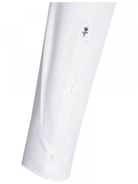 SEIDENSTICKER Slim Fit Camisa Blanco Haifisch Oxford - Vista 1