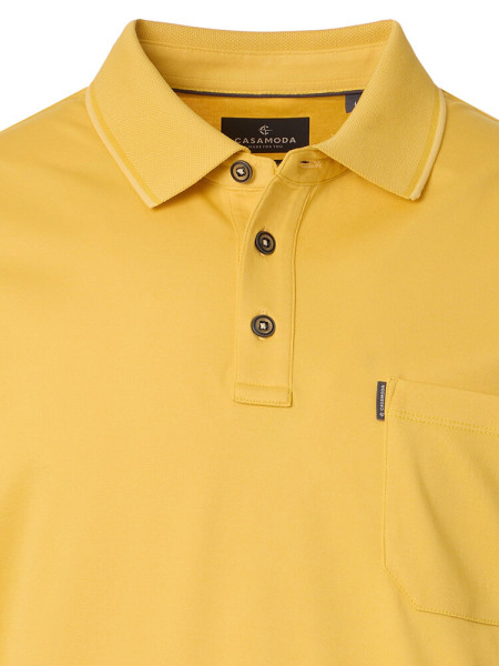 CASAMODA Polo Amarillo Piqué - Vista 1
