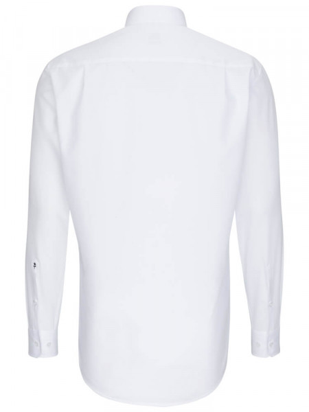 SEIDENSTICKER Regular Fit Camisa Blanco Button-Down Popeline