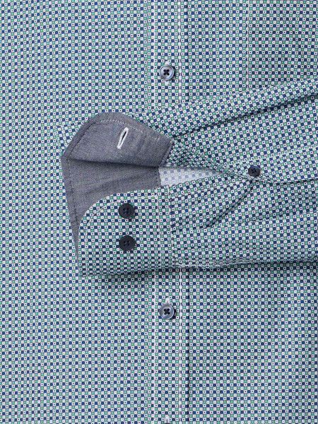CASAMODA Comfort Fit Camisa Verde Kent Easy Care  - Vista 2