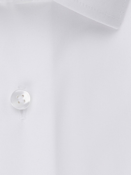 SEIDENSTICKER Tailored Fit Camisa Blanco Business Kent Popeline - Vista 3
