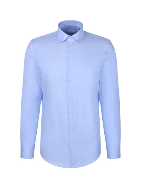 SEIDENSTICKER Slim Fit Camisa Azul claro New Kent Twill