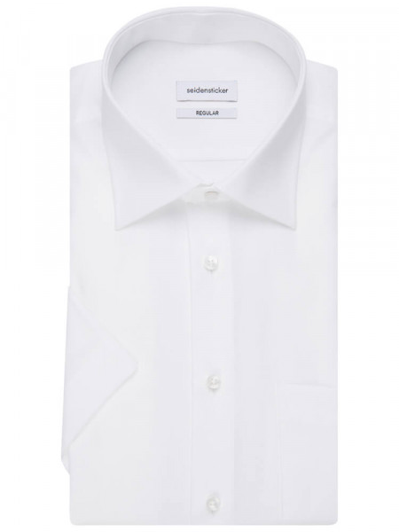 SEIDENSTICKER Regular Fit Camisa Blanco Business Kent Popeline - Vista 4