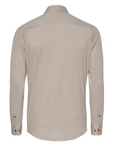 PURE Extra Slim Fit Camisa Marrón claro Haifisch Jersey