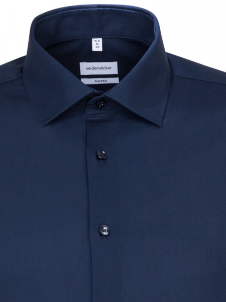 SEIDENSTICKER Tailored Fit Camisa Marina Business Kent Popeline - Vista 2