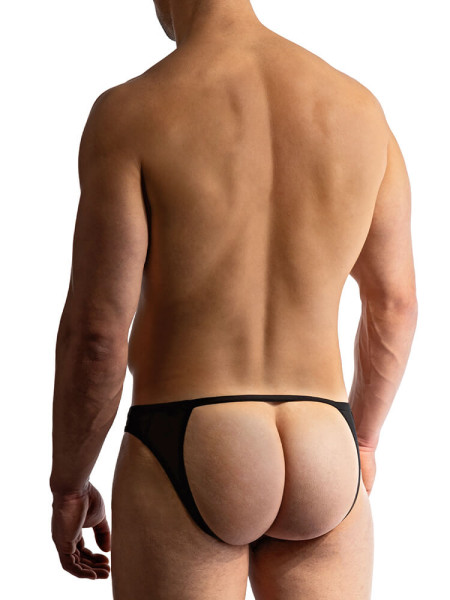 MANSTORE Regular Fit Negro Microfaser