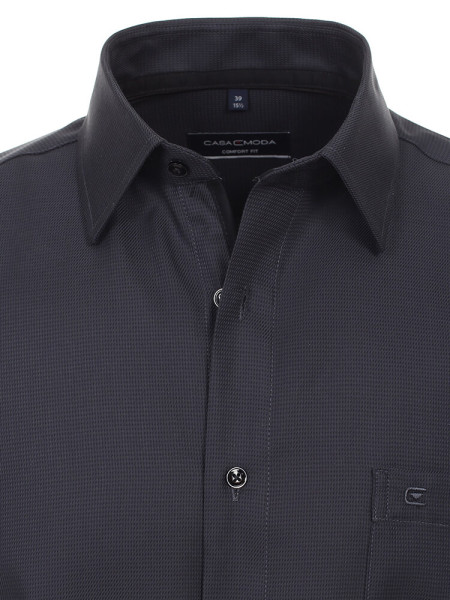 CASAMODA Comfort Fit Camisa Negro Kent Struktur - Vista 1