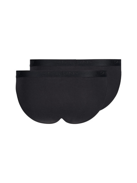 SKINY Regular Fit Negro Feinripp