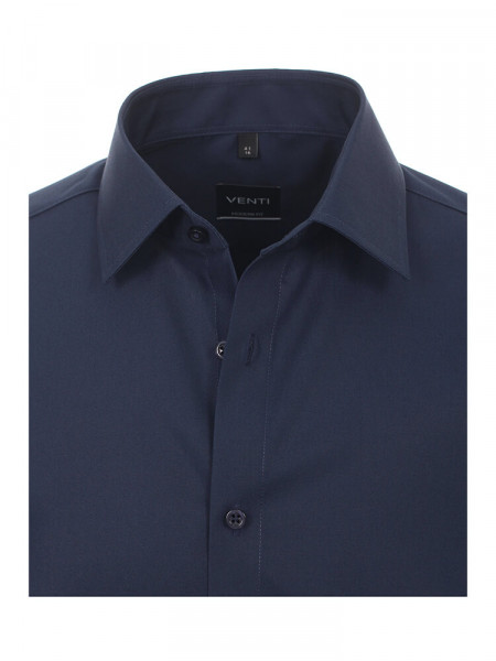 VENTI Regular Fit Camisa Marina Kent Popeline - Vista 1