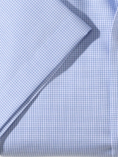 OLYMP Comfort Fit Camisa Azul medio New Kent Popeline - Vista 2