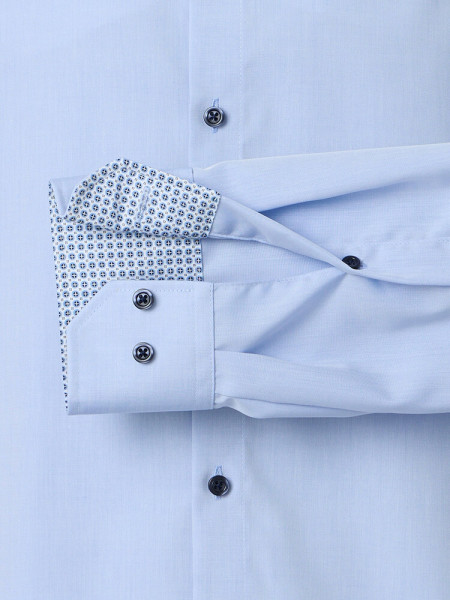 VENTI Comfort Fit Camisa Azul claro Kent Popeline - Vista 2